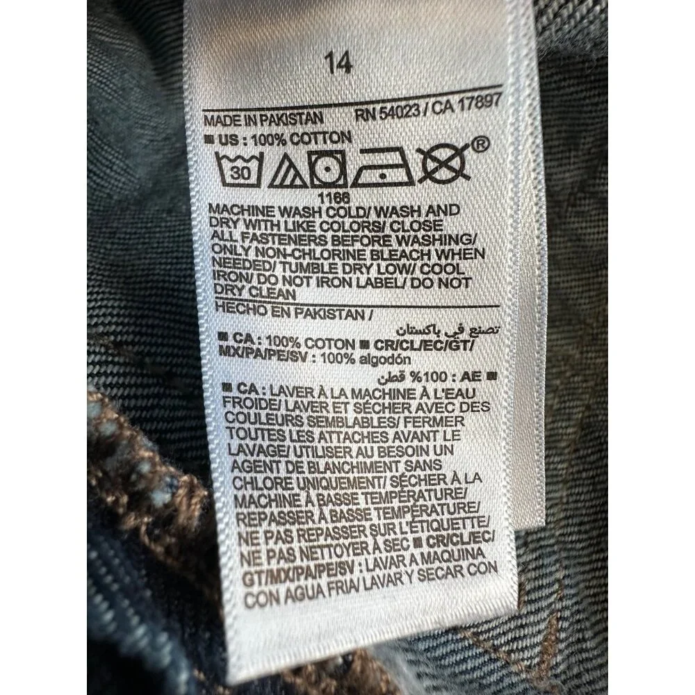 Old Navy Drapey Denim Size 14 Baggy Wide Leg High Rise Jeans - Picture 13 of 16